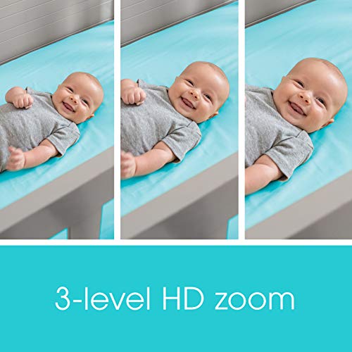 Следи бебето Summer Pure HD 4,5 с цветен видеоняней – 3 нива на бебето следи с цифрово увеличение 12 пъти повече пиксели, Оборудван с цифрово управление на изображение, нощн?