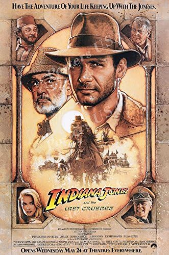 Специални щампи - Плакат на филма Индиана Джоунс и Последният кръстоносен поход в Гланцово покритие, Направено в САЩ - MOV063 (24