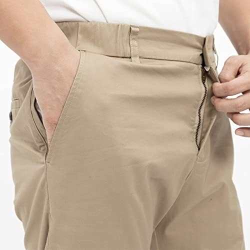 YUCENFU Мъжки Ежедневни Панталони на Директно Намаляване с Еластична гумена лента За Кръста, Ежедневни Панталони за Мъже