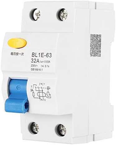 Миниатюрен Автоматичен прекъсвач захранващ адаптер за Монтиране на автоматичен прекъсвач остатъчен ток ac 230 В 32А на DIN-шина