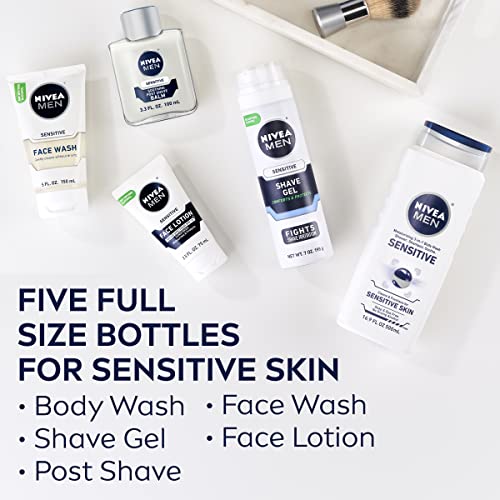 Комплект за грижа за кожата на NIVEA MEN Complete Collection за чувствителна кожа, комплект от 5 теми