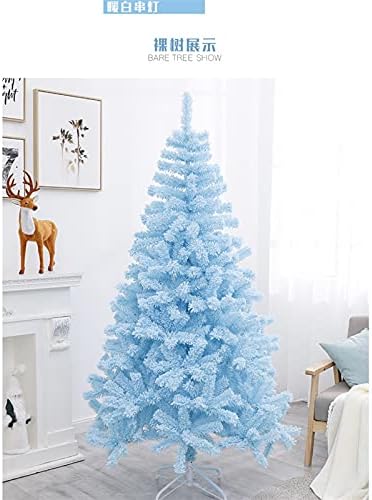 Изкуствена Коледна елха Коледна украса 2020 Нова Синя Коледна елха Творческа Криптиране от PVC за Декорация на Дома Коледната Украса Декор на работния плот Коледно дъ