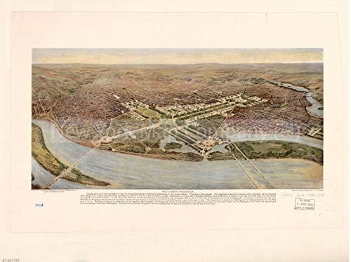 Карта на 1915 г. | Окончателния Вашингтон| Градско планиране |Dc|Вашингтон|Washi
