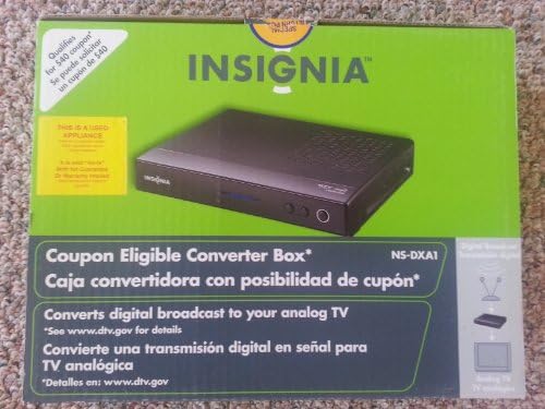 Конвертор Цифрово-аналогов TV-тунер Insignia NS-DXA1 за обикновените телевизори