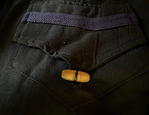 Мъжки панталони OKKO Бежов цвят от органични коноп и Памук, ръчно изработени, Четири джоба си, Екологично чисти, Удобни Устойчиви Земни Yoga Цигански Boho AJJAYA