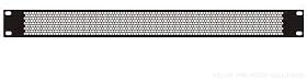 Перфорирана реечная панел Penn-Elcom (с вентилация 1U)