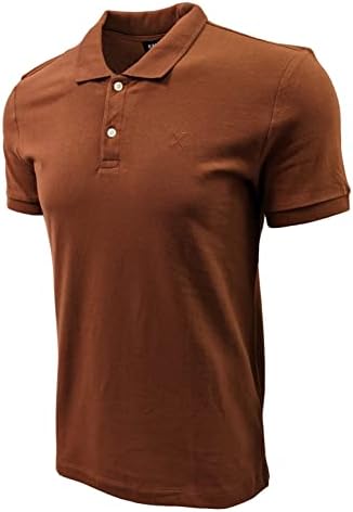 Мъжка Риза с къси ръкави Express Съвременния Размери в стил Пике
