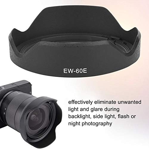 Ef-m 11-22 paraluce - сенник за обектив обектива на камерата EW-60E от ABS-пластмаса за Canon EF-M 11-22 mm f/4-5.6 is