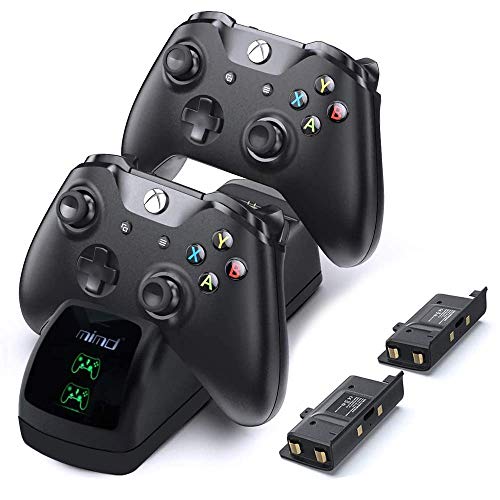 Контролер Зарядно устройство за Xbox, Перезаряжаемое за зарядно устройство Xbox с 2 елемента акумулаторна батерия с капацитет от