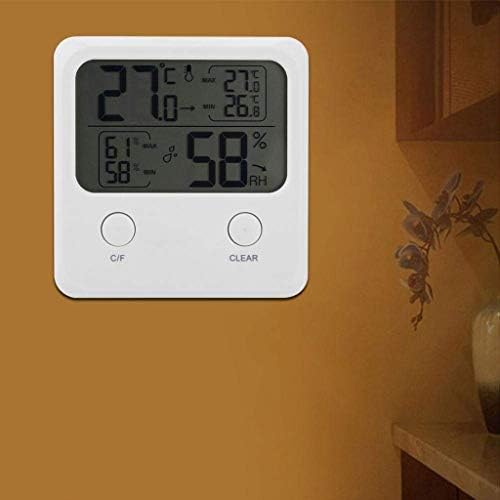 Стаен термометър WDBBY, дигитален влагомер, стаен термометър, измерване на влажността в помещението с рядка екран