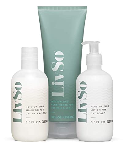 LivSo Цялостно овлажняващ крем средство за косата и скалпа Шампоан, балсам и Лосион - Естествен произход - Средство Feel Fresh -