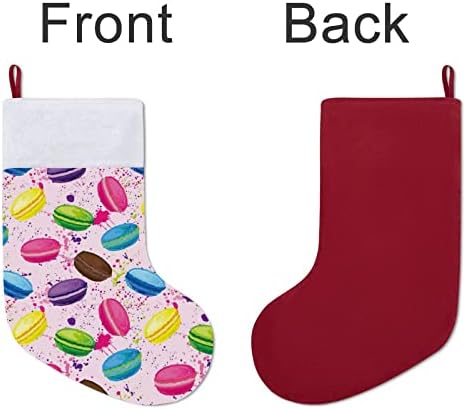 Цветен Френски Бисквити, Тестени Изделия Коледни Чорапи, Коледни Чорапи Чанта Домашния Семеен Коледен Декор