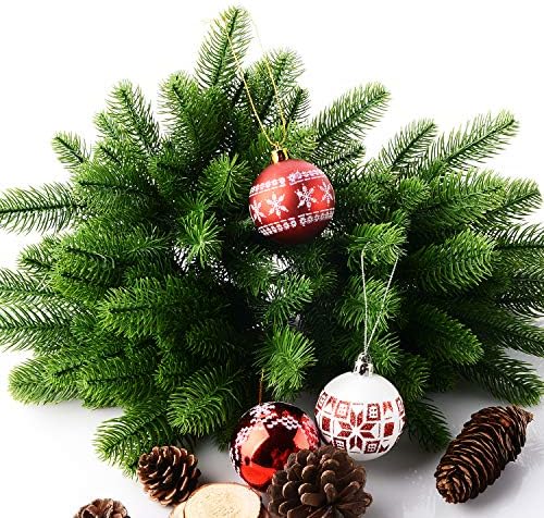 Изискана Коледна Декоративни Подаръци, Изкуствени клонки от Бор, 30 бр. Зелени Растения, Борови иглички, Аксесоари Направи си сам