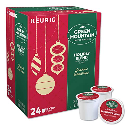 Кафеената смес Green Mountain Coffee Holiday K-cup за Keurig на пивоварите, 24 порции