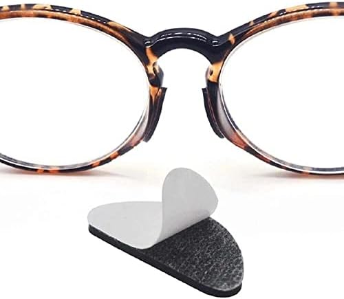 MinLia 5 чифта Очила на Носа облицовка Самозалепващи Силиконови Носа облицовка Дугообразной Форма За Очила, Поддържащи Очила, Носа