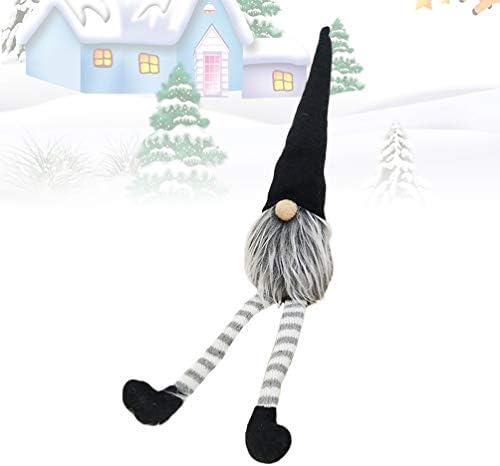 PRETYZOOM Коледно Джудже на Дядо Коледа Шведски Tomte Gnome Коледна Украса Дядо Плюшен Скандинавски Кукла Коледно Дърво Украса Topper