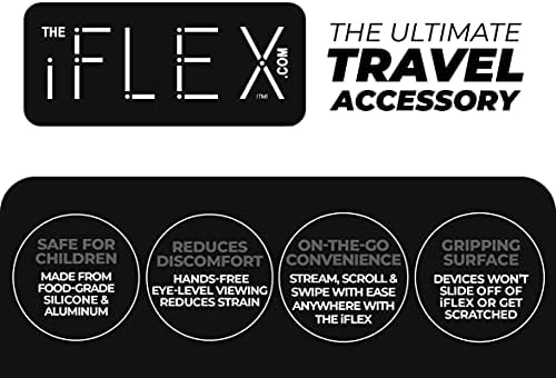 Комплект каботажните за мобилен телефон iFlex и таблет за пътуване със самолет, на работа и у дома – Гъвкав държач за телефон е