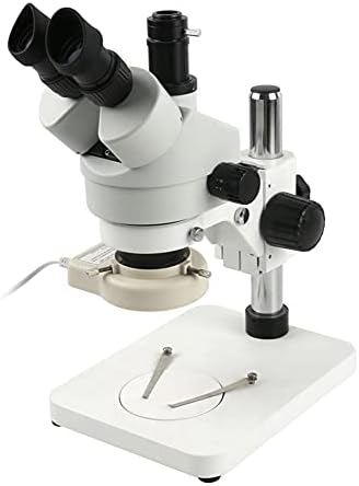 IULJH Промишлен Тринокулярный Стереомикроскоп Увеличаване на Непрекъснато Увеличение 7X - 45Ч за Ремонт на печатни Платки Лабораторно