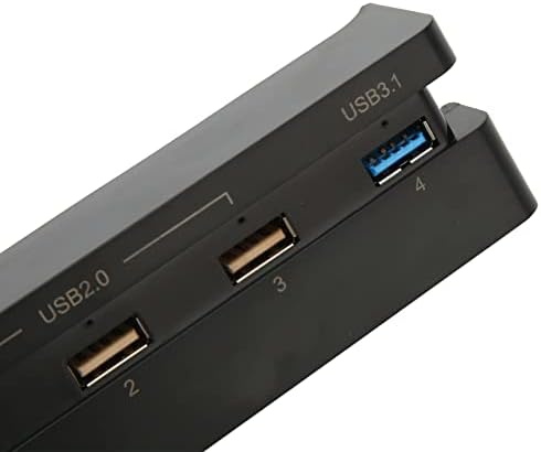 център за игрова конзола PS4 Slim, Адаптер за разширяване на USB2.0x3 + USB3.0, Високоскоростен USB hub, щепсела и да играе, Сплитер