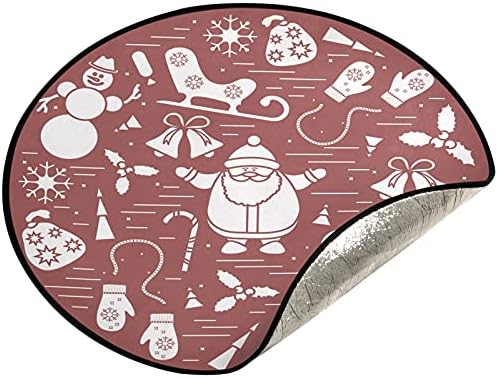 visesunny весела Коледа Подложка за Коледно килимче за Влакчета за Дърво Подложка За защита на Пода Впитывающий Подложка за Влакчета