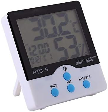 UXZDX CUJUX точност ръководят LCD Дигитален Термометър-Влагомер Електронен Измерител на Температурата и Влажността В Помещението Часовник метеорологичната станция