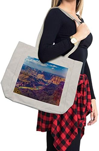 Чанта за пазаруване в каньона Амбезонн, Изглед от птичи поглед на Гранд Каньон, Дейността на речен поток върху Скалистото плато, Дългогодишна чанта за Еднократна у?