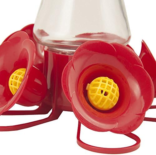 Perky-Пет 204CP-4 Любимите Стъклени хранилки за колибри с вграден муравьиным ров и защита на пчелите - 16 грама