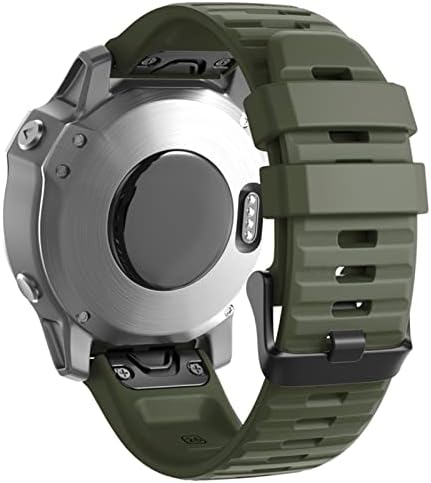 COOVS 20 26 22 ММ Быстросъемный каишка за часовник Garmin Fenix 7 7X7 S Часовници Силикон Быстросъемный каишка Easyfit на китката (Цвят: жълт размер: Fenix 7X)