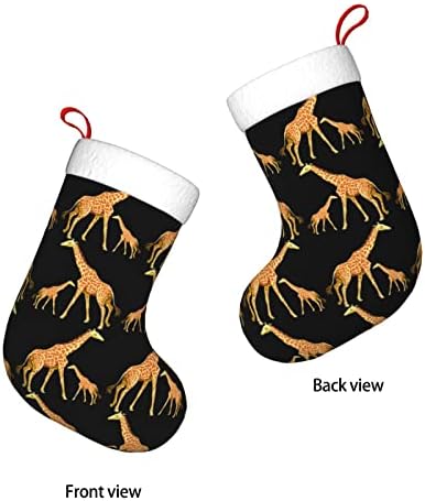 Коледни Чорапи Augenstern С Шарките На Жираф, Майка На Любовта, Двустранни Окачени Чорапи За Камината